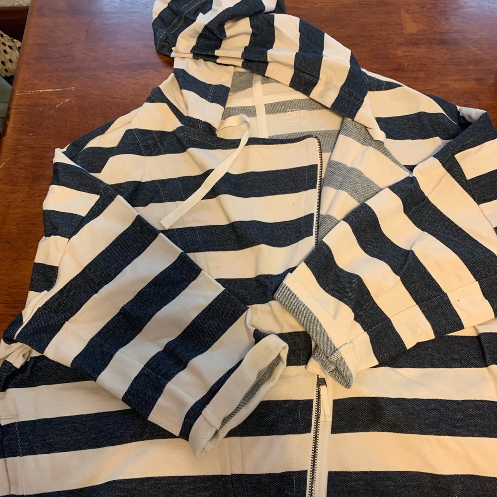 Ann Taylor Loft zip up jacket